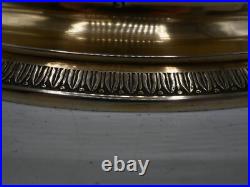 Belle Coupe En Argent Massif Vermeil Poincon Minerve 1 Er Titre Et Cristal