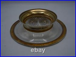 Belle Coupe En Argent Massif Vermeil Poincon Minerve 1 Er Titre Et Cristal