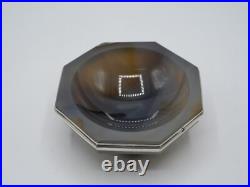 Belle Coupe En Onyx Et Argent Massif Poincon Minerve
