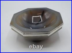 Belle Coupe En Onyx Et Argent Massif Poincon Minerve