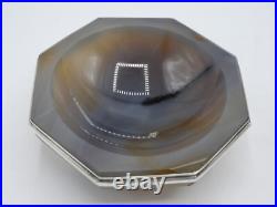 Belle Coupe En Onyx Et Argent Massif Poincon Minerve