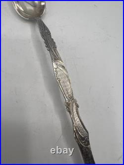 Belle Cuillere A Medicaments En Argent Massif Poincon Minerve 1 Er Titre