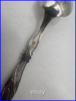Belle Cuillere A Medicaments En Argent Massif Poincon Minerve 1 Er Titre
