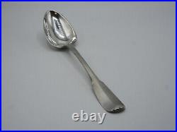 Belle Cuillere A Ragout Argent Massif Poincon Coq 1809 Modele Uni-plat