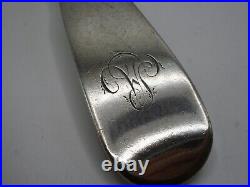 Belle Cuillere A Ragout Argent Massif Poincon Coq 1809 Modele Uni-plat