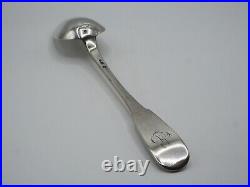 Belle Cuillere A Ragout Argent Massif Poincon Coq 1809 Modele Uni-plat