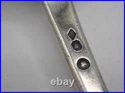 Belle Cuillere A Ragout Argent Massif Poincon Coq 1809 Modele Uni-plat