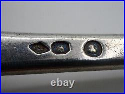 Belle Cuillere A Ragout Argent Massif Poincon Coq 1809 Modele Uni-plat