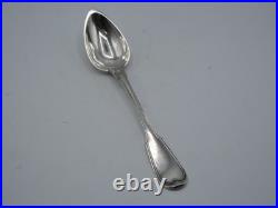 Belle Cuillere A Ragout Argent Massif Poincon Minerve 1 Er Titre Modele Filets