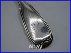 Belle Cuillere A Ragout Argent Massif Poincon Minerve 1 Er Titre Modele Filets