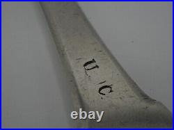 Belle Cuillere A Ragout Argent Massif Poincon Vieillard Paris 1819 Uni-plat