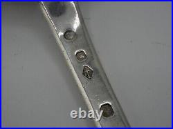 Belle Cuillere A Ragout Argent Massif Poincon Vieillard Paris 1819 Uni-plat