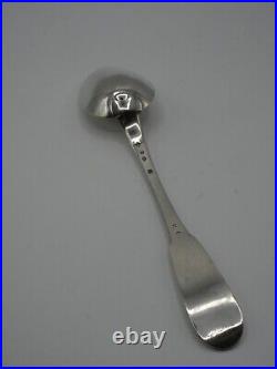 Belle Cuillere A Ragout Argent Massif Poincon Vieillard Paris 1819 Uni-plat