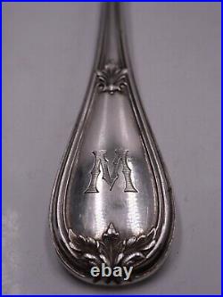 Belle Cuillere A Sauce Argent Massif Poincon Minerve 1 Er Titre