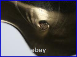 Belle Louche A Sauce Ou Creme Argent Massif Vermeil Poincon Minerve 1 Er Titre