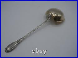 Belle Louche A Sauce Ou Creme Argent Massif Vermeil Poincon Minerve 1 Er Titre