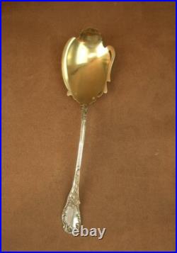 Belle Pelle Cuillere De Service A Glace En Argent Massif Poincon Minerve