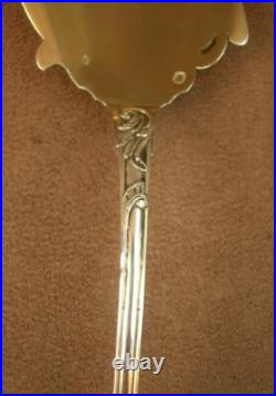 Belle Pelle Cuillere De Service A Glace En Argent Massif Poincon Minerve