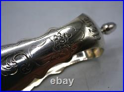 Belle Pince A Sucre En Argent Massif Poincon Minerve 1 Er Titre