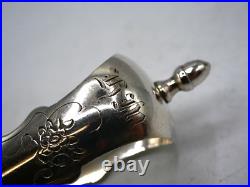 Belle Pince A Sucre En Argent Massif Poincon Minerve 1 Er Titre