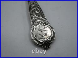 Belle Saupoudreuse En Argent Massif Poincon Minerve Couronne Comtale