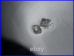 Belle Tasse A Cafe Et Sous-tasse Argent Massif Et Vermeil Poincon Minerve