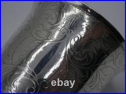 Belle Timbale 110 Grs Argent Massif Poincon Minerve Aucune Inscription 19 Eme