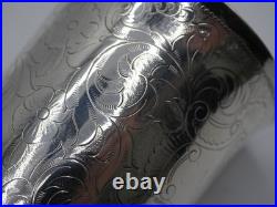 Belle Timbale 110 Grs Argent Massif Poincon Minerve Aucune Inscription 19 Eme