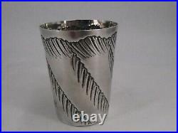 Belle Timbale 110 Grs En Argent Massif Poincon Minerve Initiales G. S Louis XV