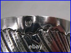 Belle Timbale 110 Grs En Argent Massif Poincon Minerve Initiales G. S Louis XV