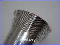 Belle Timbale Art Deco En Argent Massif Poincon Minerve Aucune Initiales