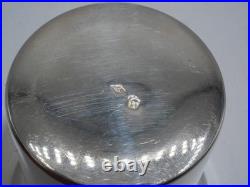 Belle Timbale Art Deco En Argent Massif Poincon Minerve Aucune Initiales