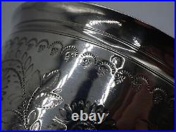 Belle Timbale Droite En Argent Massif Poincon Minerve Epoque 19 Eme