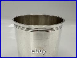 Belle Timbale En Argent Massif Poincon Coq Paris 1809 Aucune Gravure