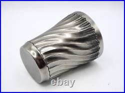 Belle Timbale En Argent Massif Poincon Minerve Rocaille Louis XV G. L