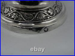 Belle Timbale Tulipe En Argent Massif Poincon Coq Paris 1809 Pied Vignes