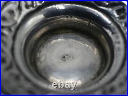 Belle Timbale Tulipe En Argent Massif Poincon Coq Paris 1809 Pied Vignes