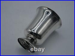 Belle Timbale Tulipe En Argent Massif Poincon Coq Paris 1809 Pied Vignes