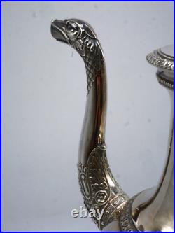 Belle Verseuse Tripode En Argent Massif Poincon Vieillard Paris 1819