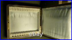 Belle boite de 12 cuillères à café en Vermeil massif poinçon MINERVE poids 218g