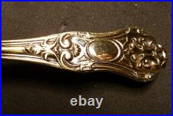 Belle boite de 12 cuillères à café en Vermeil massif poinçon MINERVE poids 218g