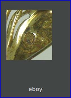Belle cuillère à saupoudrer, argent massif, poinçon Vieillard 1819-1838, vermeil