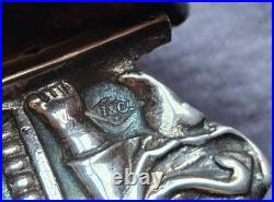 Bénitier en argent massif Poinçon Minerve & Orfèvre Hénin & Cie