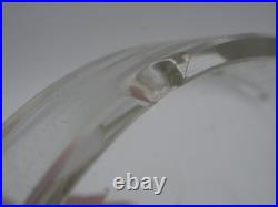 Beurrier En Argent Massif Et Verre Poincon Minerve 1 Er Titre