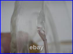 Beurrier En Argent Massif Et Verre Poincon Minerve 1 Er Titre