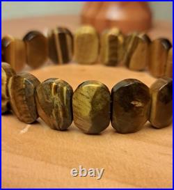 Bijou Parure Argent Massif Poinçonné Oeil De Tigre