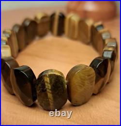Bijou Parure Argent Massif Poinçonné Oeil De Tigre