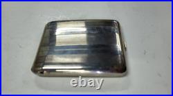 Boite A Cigarettes En Argent Massif Poincon Tete De Sanglier De 105 Grammes N° 2