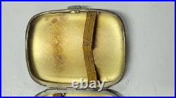 Boite A Cigarettes En Argent Massif Poincon Tete De Sanglier De 83 Grammes N° 4