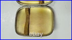 Boite A Cigarettes En Argent Massif Poincon Tete De Sanglier De 83 Grammes N° 4